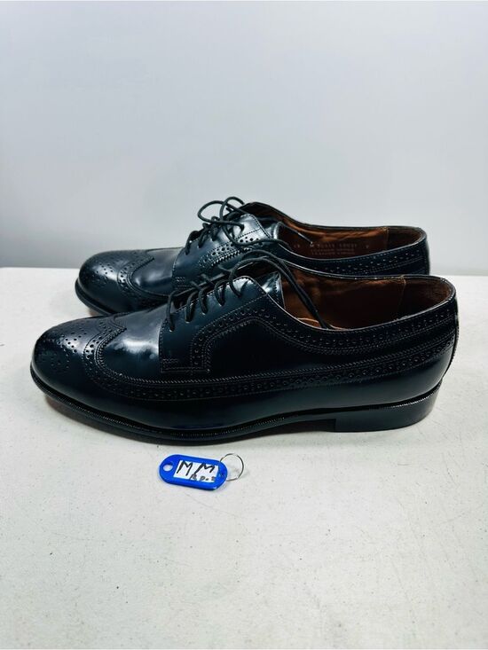 Bostonian Mens Dress Shoes 13 Mansfields Wingtip Black Leather main image 7